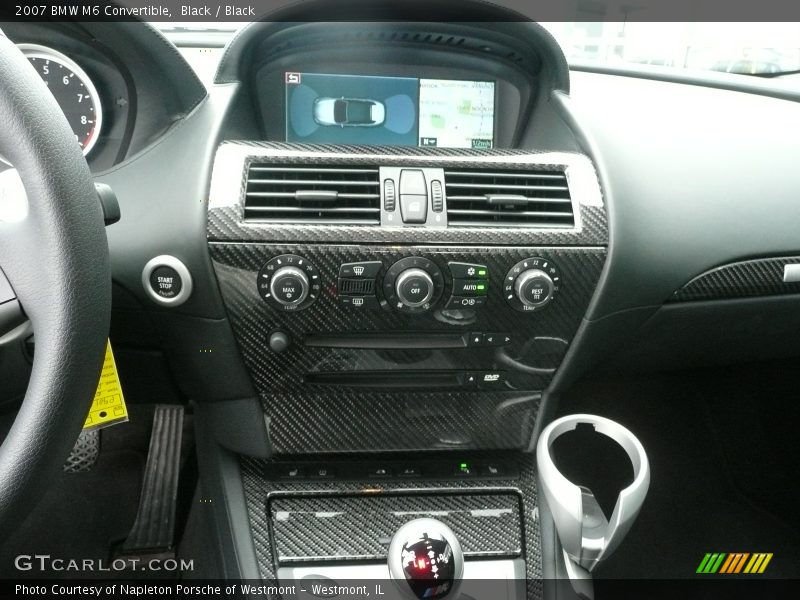 Black / Black 2007 BMW M6 Convertible