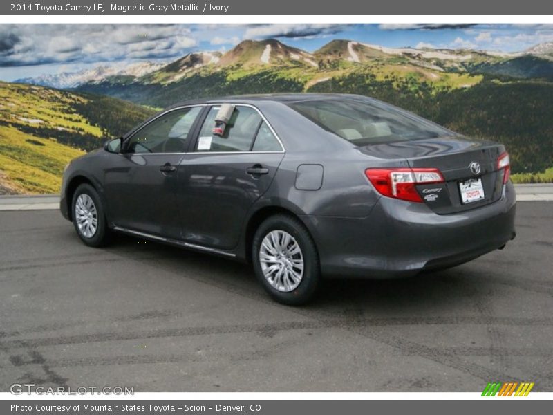 Magnetic Gray Metallic / Ivory 2014 Toyota Camry LE