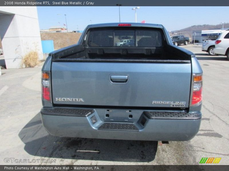 Steel Blue Metallic / Gray 2008 Honda Ridgeline RTS