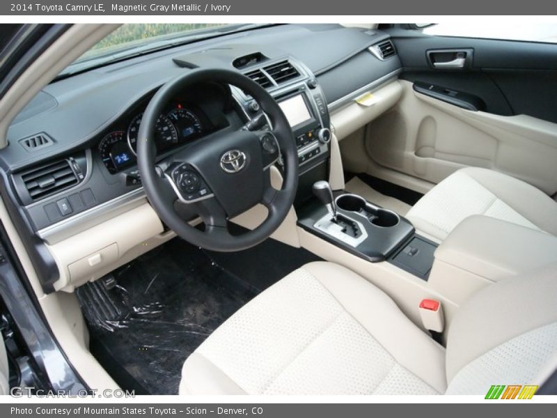 Magnetic Gray Metallic / Ivory 2014 Toyota Camry LE
