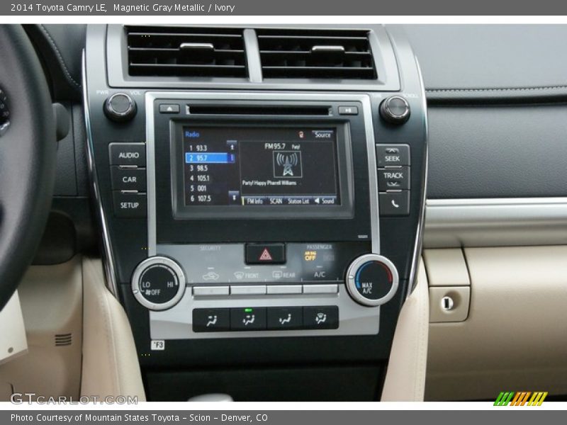 Magnetic Gray Metallic / Ivory 2014 Toyota Camry LE
