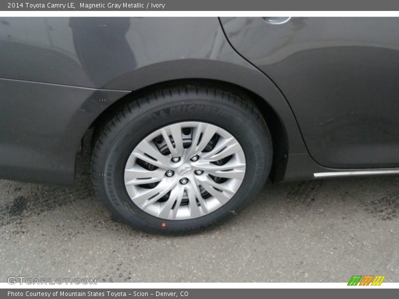 Magnetic Gray Metallic / Ivory 2014 Toyota Camry LE