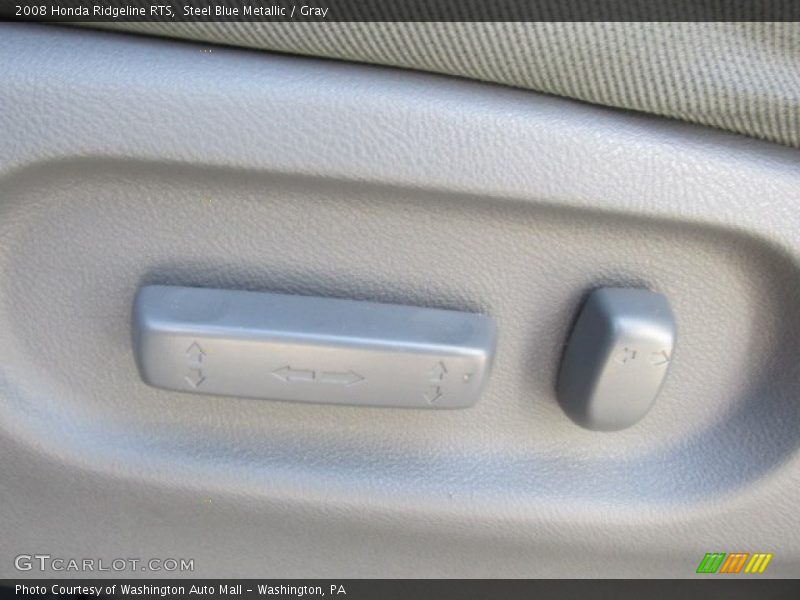 Steel Blue Metallic / Gray 2008 Honda Ridgeline RTS