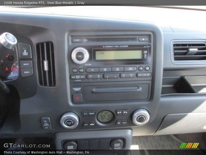 Steel Blue Metallic / Gray 2008 Honda Ridgeline RTS