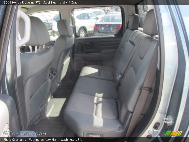 Steel Blue Metallic / Gray 2008 Honda Ridgeline RTS