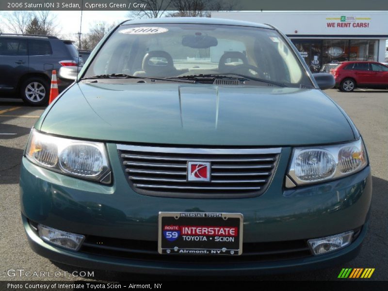 Cypress Green / Gray 2006 Saturn ION 3 Sedan