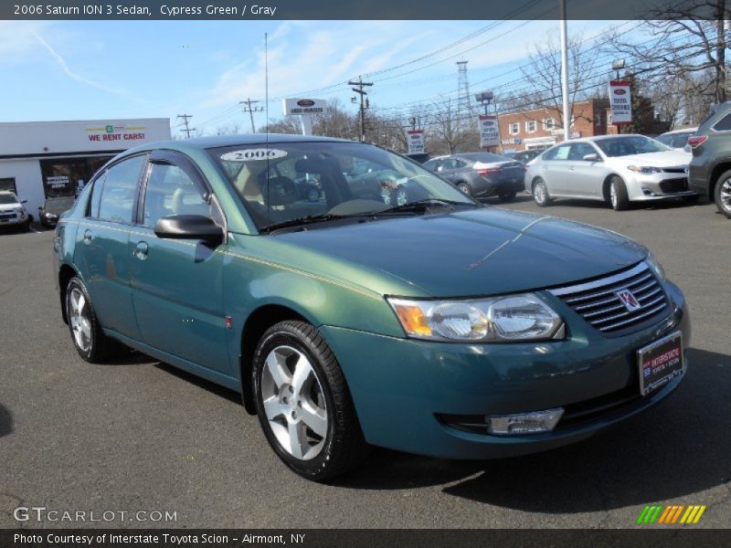 Cypress Green / Gray 2006 Saturn ION 3 Sedan