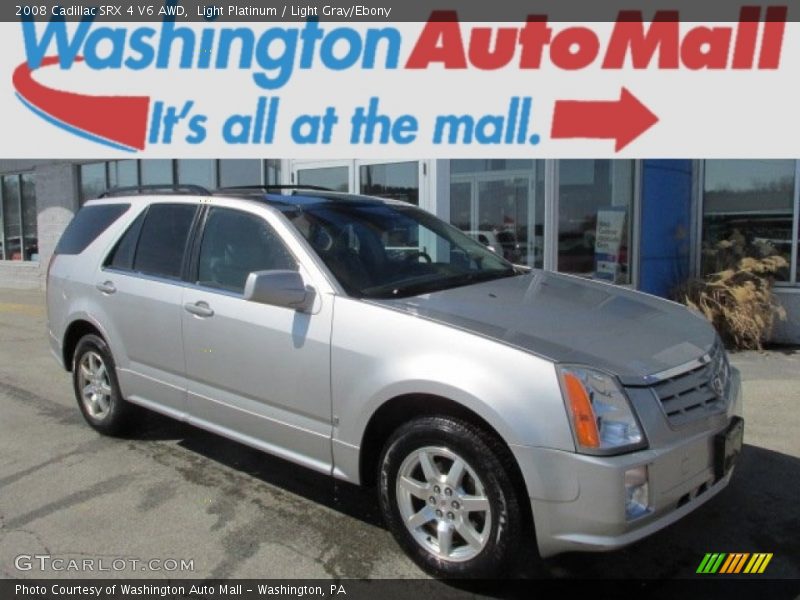 Light Platinum / Light Gray/Ebony 2008 Cadillac SRX 4 V6 AWD