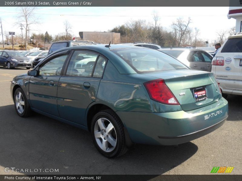 Cypress Green / Gray 2006 Saturn ION 3 Sedan