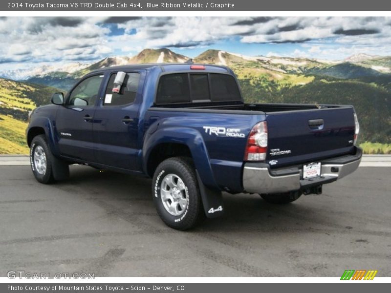 Blue Ribbon Metallic / Graphite 2014 Toyota Tacoma V6 TRD Double Cab 4x4