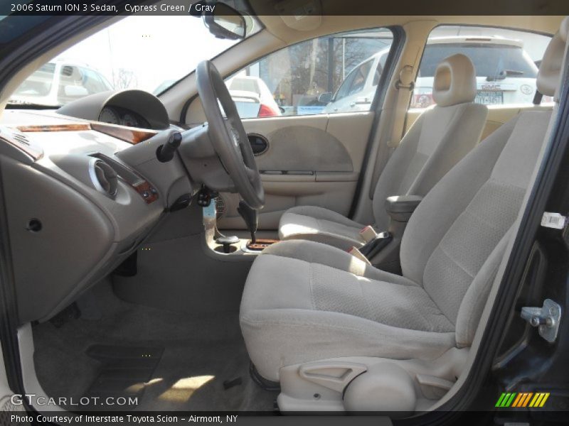 Cypress Green / Gray 2006 Saturn ION 3 Sedan