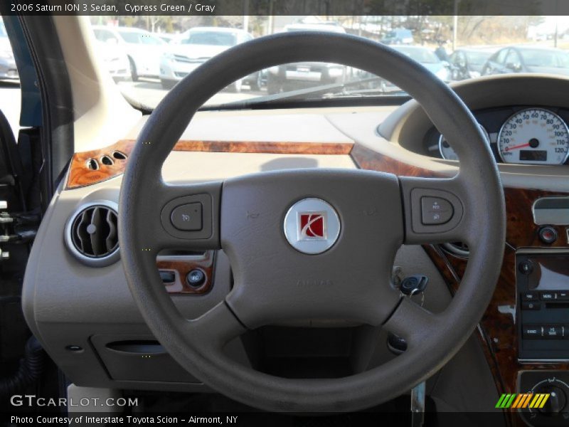 Cypress Green / Gray 2006 Saturn ION 3 Sedan