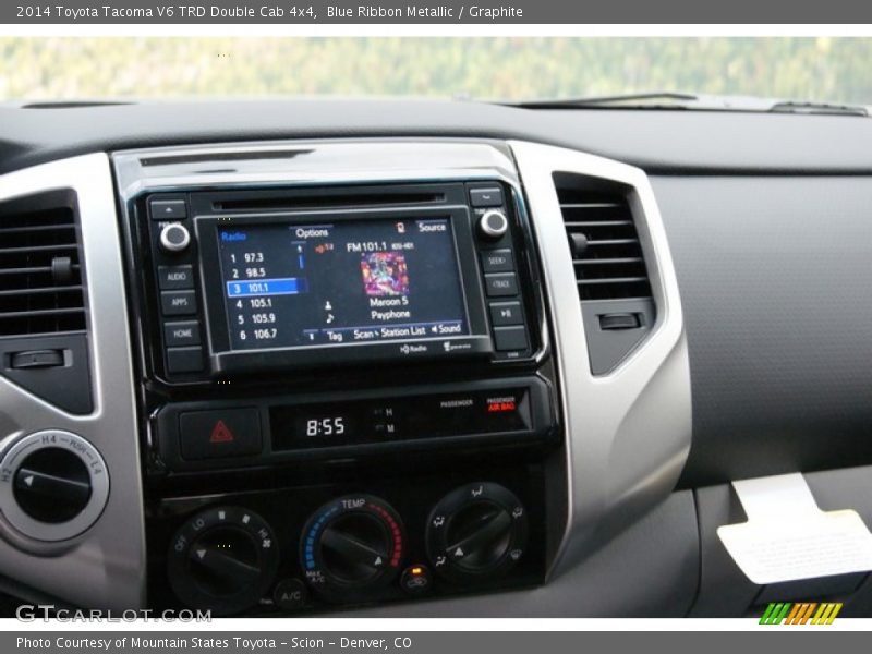 Blue Ribbon Metallic / Graphite 2014 Toyota Tacoma V6 TRD Double Cab 4x4