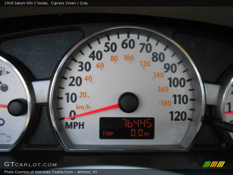 Cypress Green / Gray 2006 Saturn ION 3 Sedan