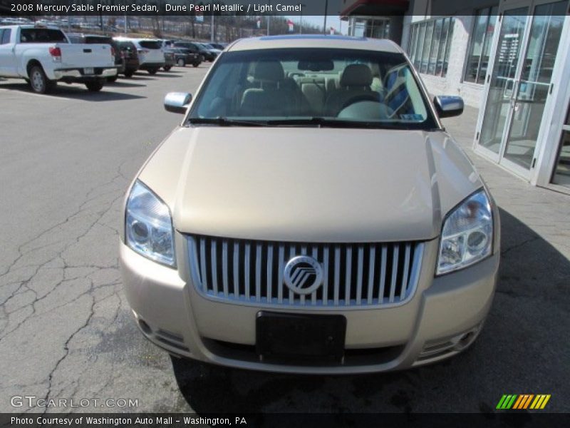 Dune Pearl Metallic / Light Camel 2008 Mercury Sable Premier Sedan