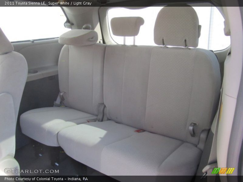 Super White / Light Gray 2011 Toyota Sienna LE