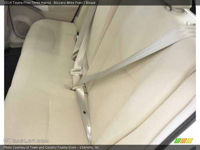 Blizzard White Pearl / Bisque 2014 Toyota Prius Three Hybrid