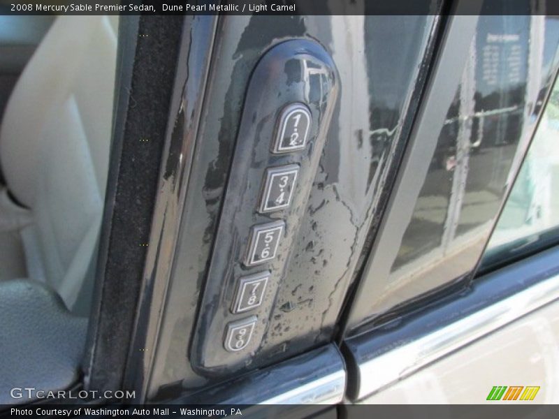 Dune Pearl Metallic / Light Camel 2008 Mercury Sable Premier Sedan