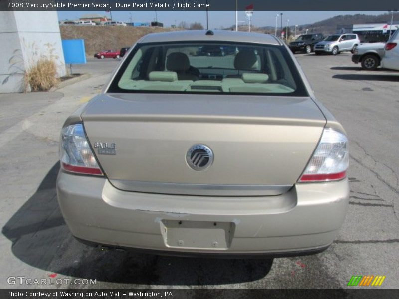 Dune Pearl Metallic / Light Camel 2008 Mercury Sable Premier Sedan