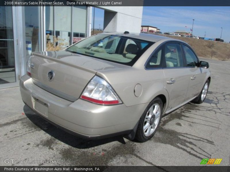 Dune Pearl Metallic / Light Camel 2008 Mercury Sable Premier Sedan