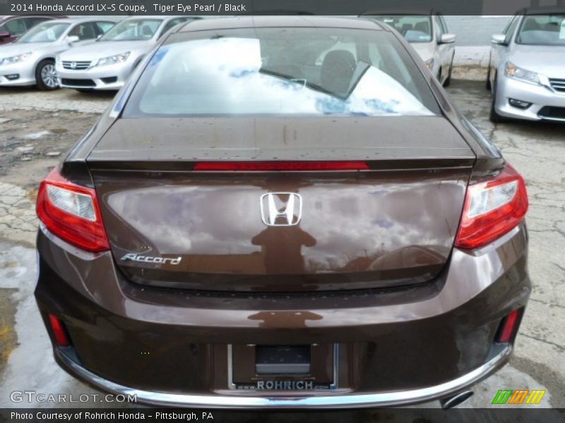 Tiger Eye Pearl / Black 2014 Honda Accord LX-S Coupe