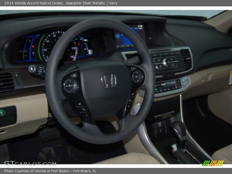Dashboard of 2014 Accord Hybrid Sedan