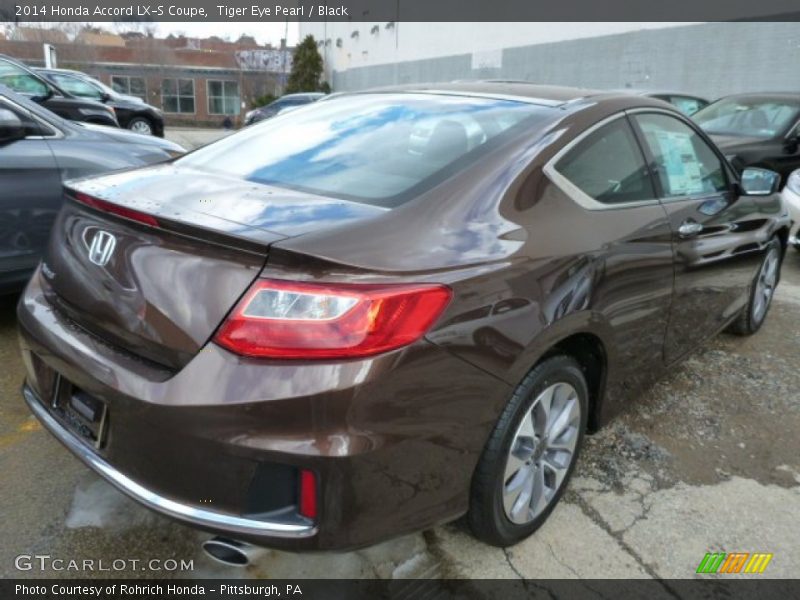 Tiger Eye Pearl / Black 2014 Honda Accord LX-S Coupe