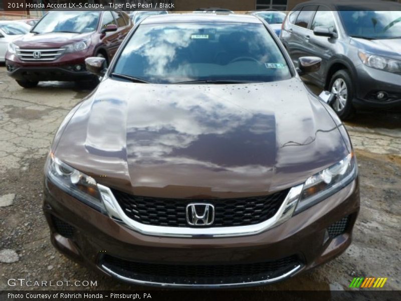 Tiger Eye Pearl / Black 2014 Honda Accord LX-S Coupe