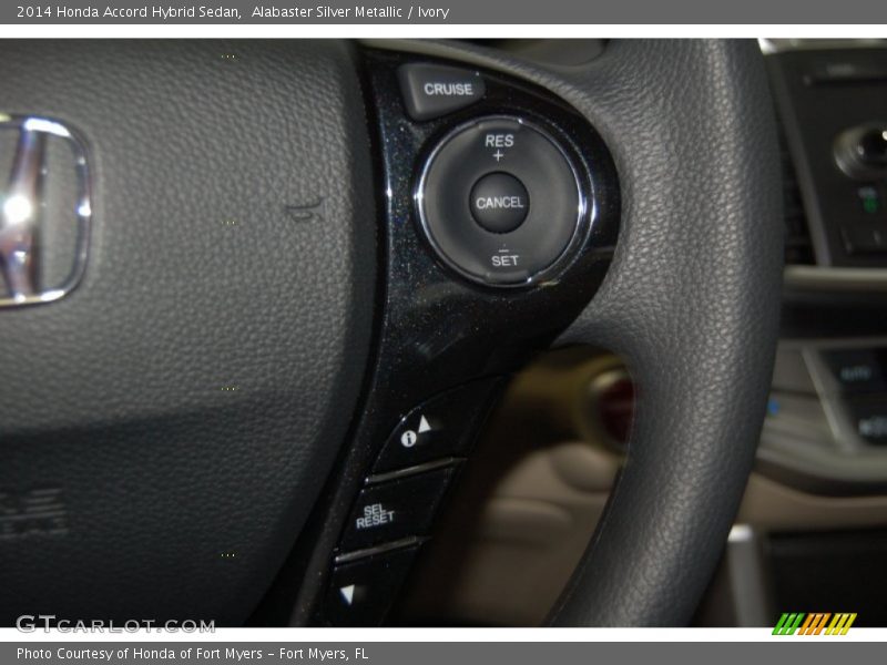 Controls of 2014 Accord Hybrid Sedan