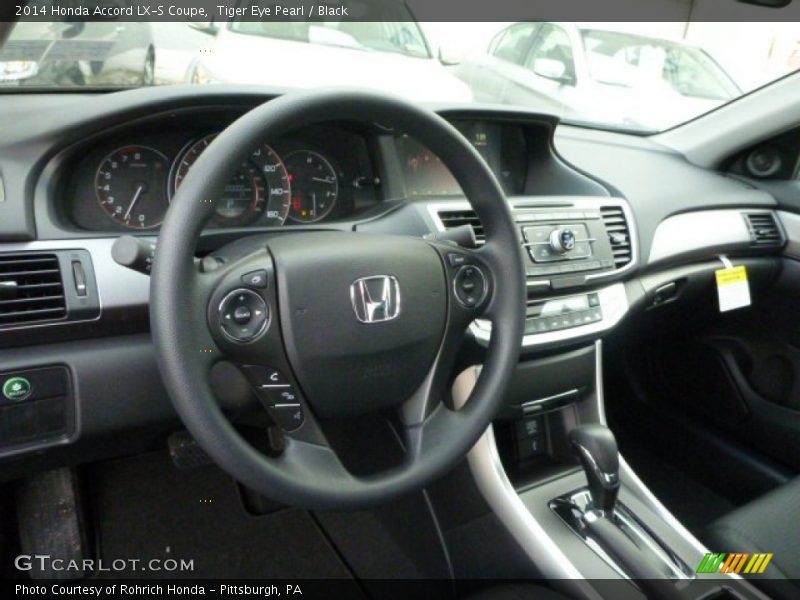 Tiger Eye Pearl / Black 2014 Honda Accord LX-S Coupe