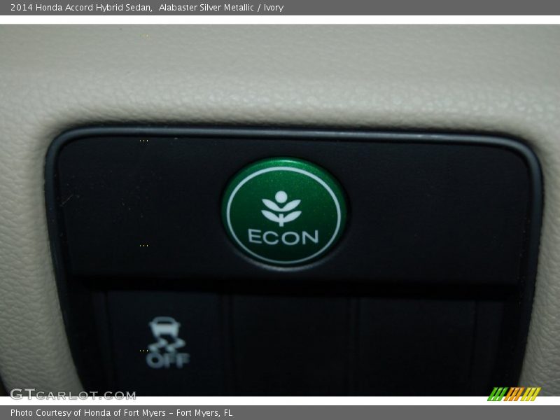 Controls of 2014 Accord Hybrid Sedan