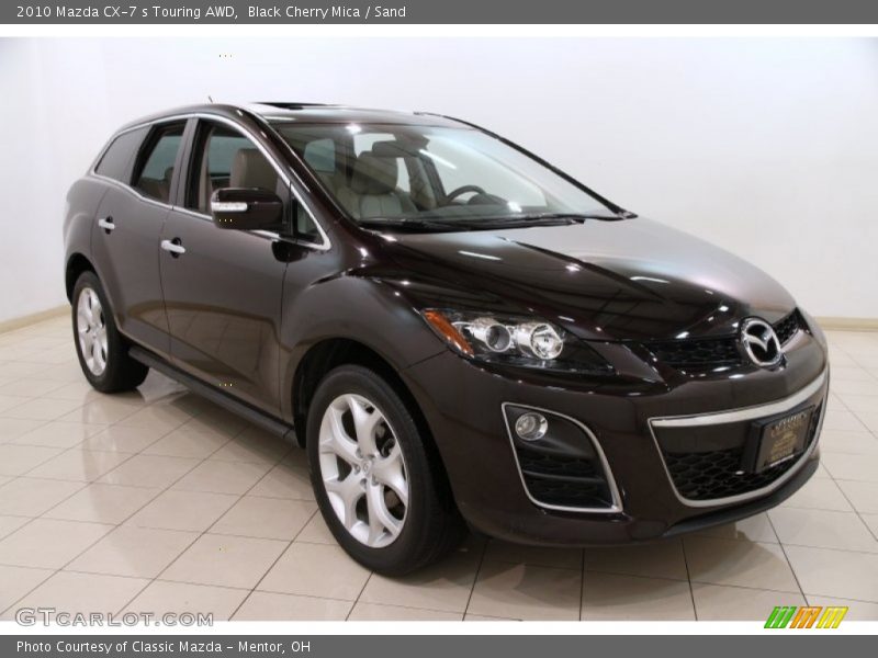 Black Cherry Mica / Sand 2010 Mazda CX-7 s Touring AWD