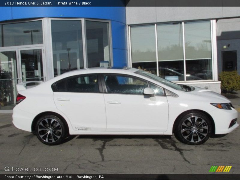 Taffeta White / Black 2013 Honda Civic Si Sedan