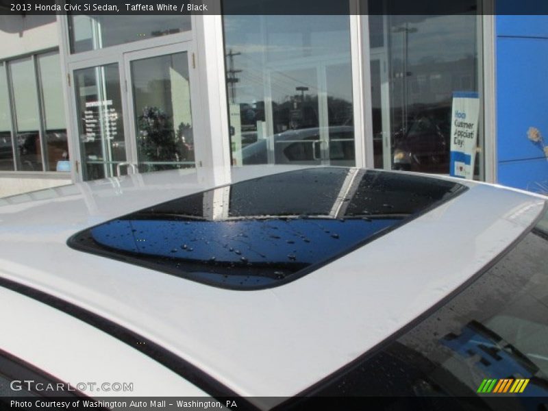 Taffeta White / Black 2013 Honda Civic Si Sedan