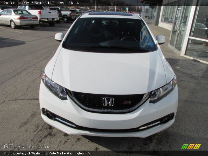 Taffeta White / Black 2013 Honda Civic Si Sedan