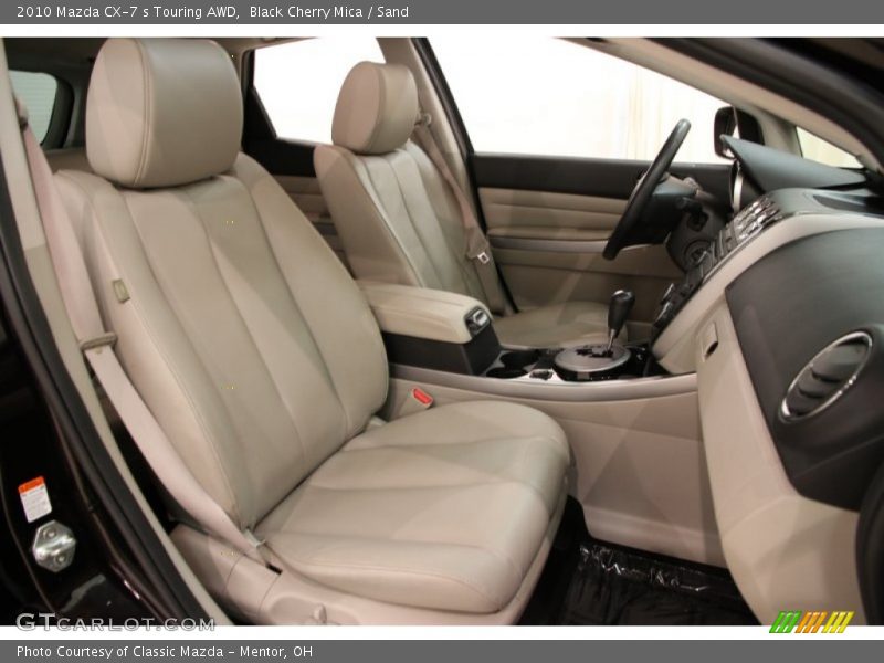 Black Cherry Mica / Sand 2010 Mazda CX-7 s Touring AWD