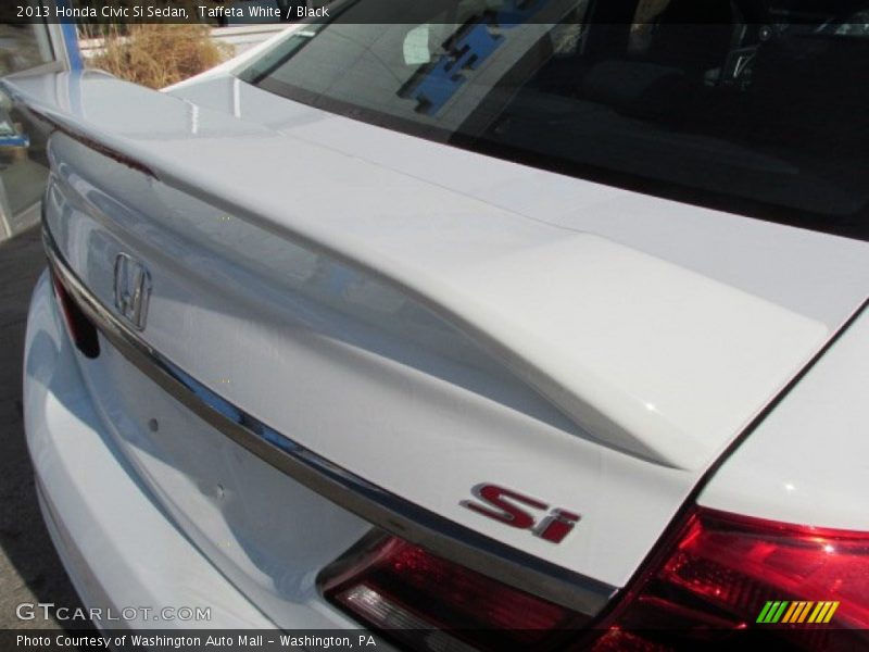 Taffeta White / Black 2013 Honda Civic Si Sedan