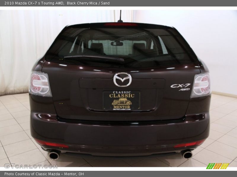 Black Cherry Mica / Sand 2010 Mazda CX-7 s Touring AWD