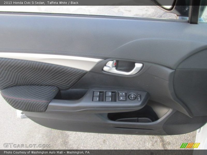 Taffeta White / Black 2013 Honda Civic Si Sedan
