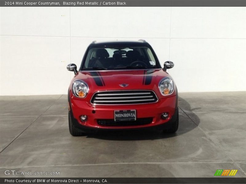 Blazing Red Metallic / Carbon Black 2014 Mini Cooper Countryman