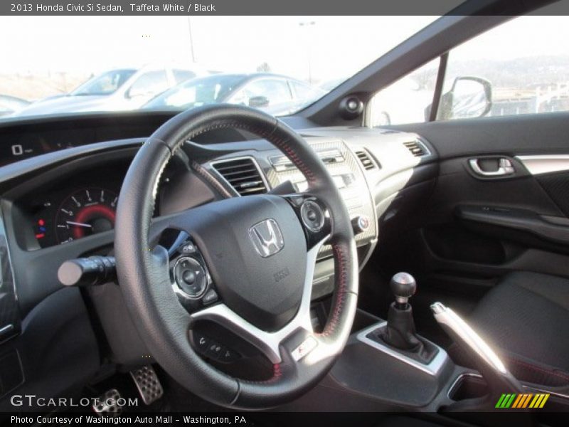 Taffeta White / Black 2013 Honda Civic Si Sedan
