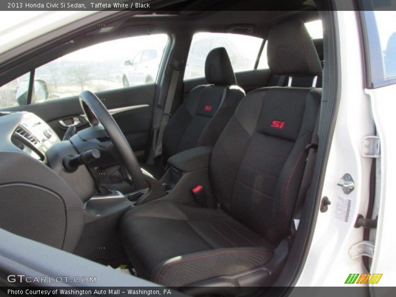 Taffeta White / Black 2013 Honda Civic Si Sedan
