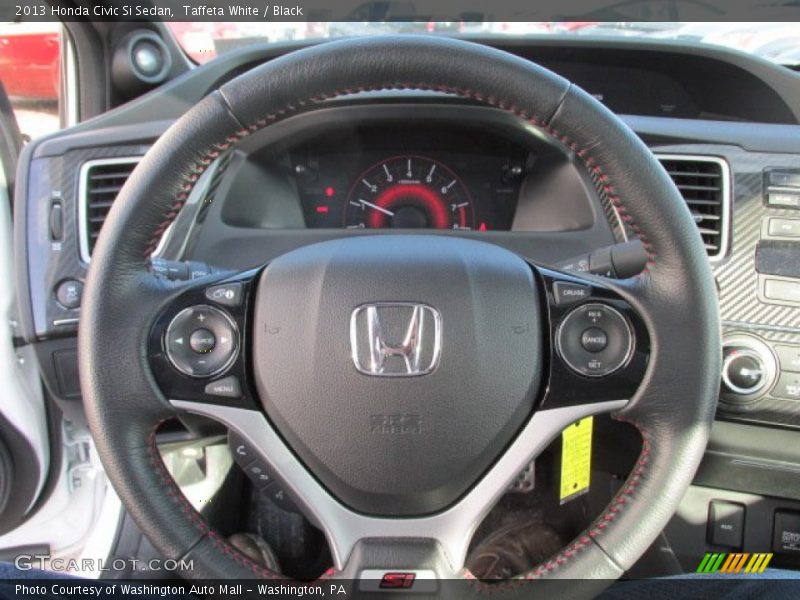 Taffeta White / Black 2013 Honda Civic Si Sedan