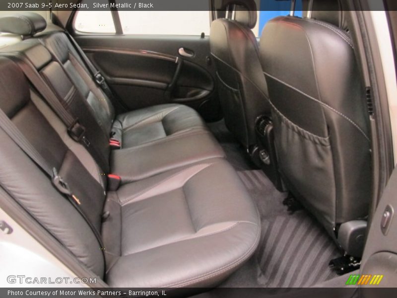 Silver Metallic / Black 2007 Saab 9-5 Aero Sedan