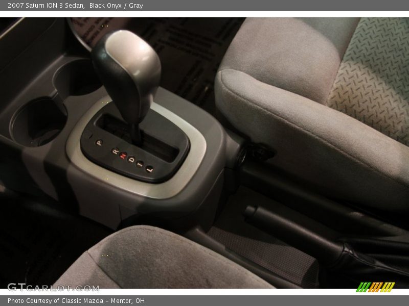 Black Onyx / Gray 2007 Saturn ION 3 Sedan