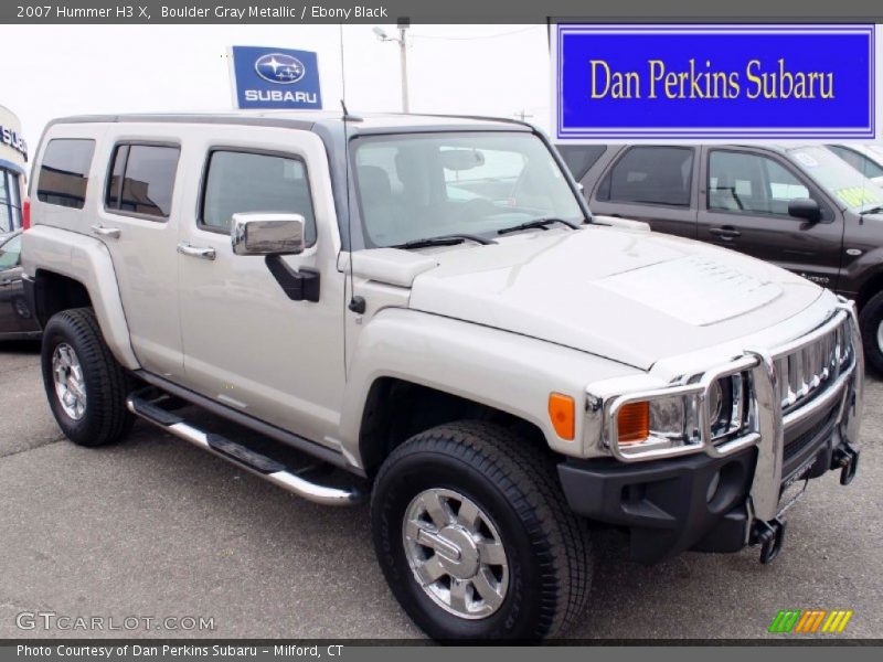 Boulder Gray Metallic / Ebony Black 2007 Hummer H3 X
