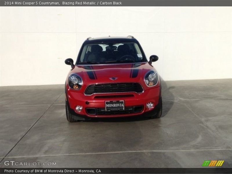 Blazing Red Metallic / Carbon Black 2014 Mini Cooper S Countryman
