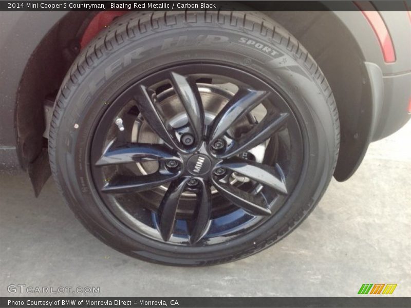 Blazing Red Metallic / Carbon Black 2014 Mini Cooper S Countryman