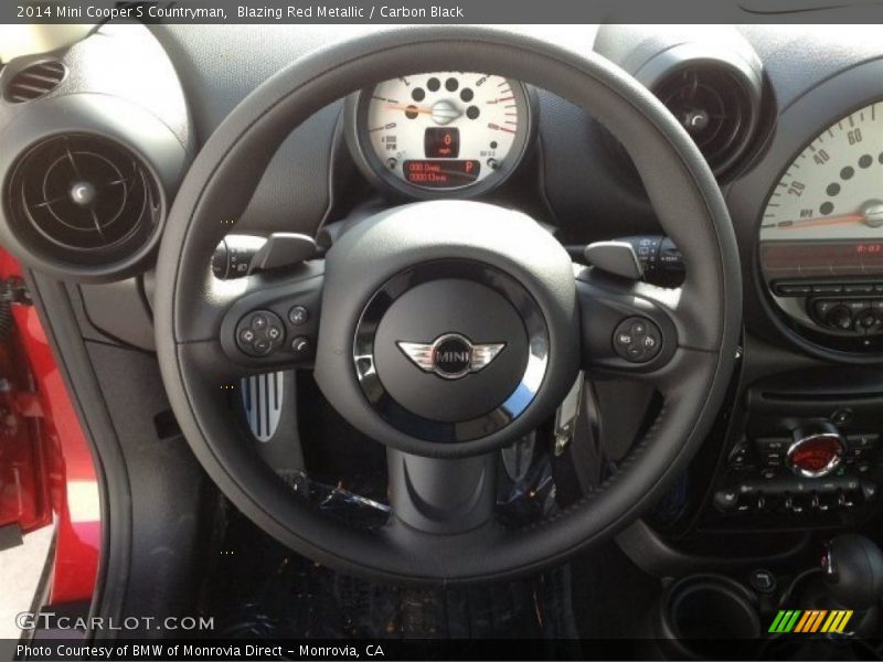 Blazing Red Metallic / Carbon Black 2014 Mini Cooper S Countryman