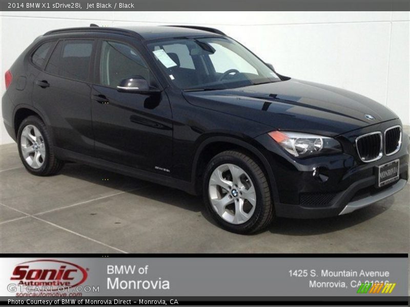 Jet Black / Black 2014 BMW X1 sDrive28i